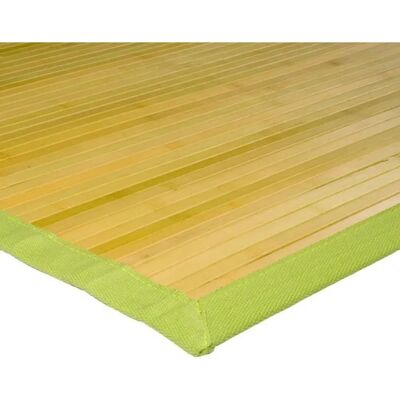Tapis Solo Bambou - Larges lattes - Vert anis - 120x180cm - Publicité Tapis Solo Bambou - Larges lattes - Vert anis - 120x180cm - Publicité