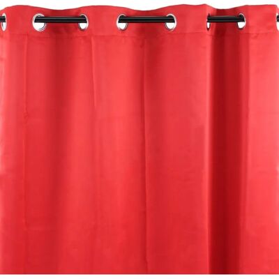The Deco Factory Rideau Occultant Rouge 140x250cm - Publicité The Deco Factory Rideau Occultant Rouge 140x250cm - Publicité