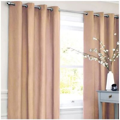 The Deco Factory - Cotton Look - Rose Nude - 140x250 cm - Curtain - Publicité The Deco Factory - Cotton Look - Rose Nude - 140x250 cm - Curtain - Publicité
