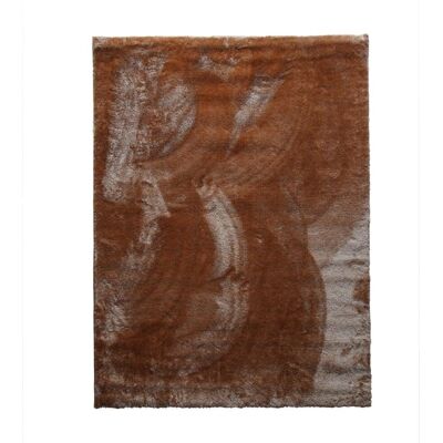 THE DECO FACTORY TENDREMENT Tapis Marron 160x220cm - Moderne - Publicité THE DECO FACTORY TENDREMENT Tapis Marron 160x220cm - Moderne - Publicité
