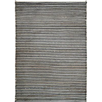 La alfombra CARAVELLE de The Deco Factory - Lana, yute y algodón - Gris - 160x230cm La alfombra CARAVELLE de The Deco Factory - Lana, yute y algodón - Gris - 160x230cm