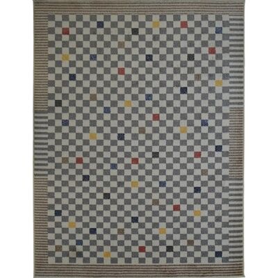 The Deco Factory Ramine – Tapis à motif damier multicolore - Publicité The Deco Factory Ramine – Tapis à motif damier multicolore - Publicité