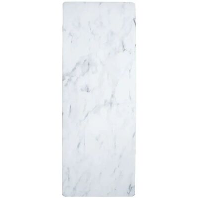 The Deco Factory MARBLE - Tapis de cuisine résistant à l'eau avec impression marbre, 45 x 120 cm, Blanc - Publicité The Deco Factory MARBLE - Tapis de cuisine résistant à l'eau avec impression marbre, 45 x 120 cm, Blanc - Publicité