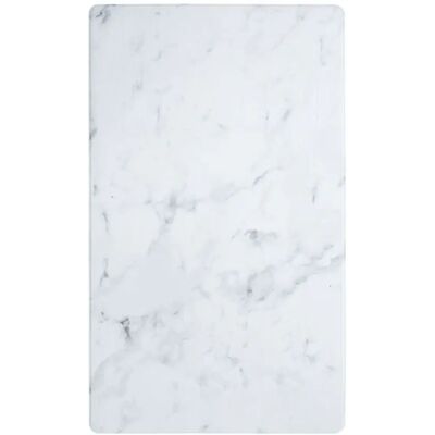 Tapis de Cuisine en Marbre Blanc - 45x75 cm - Publicité Tapis de Cuisine en Marbre Blanc - 45x75 cm - Publicité