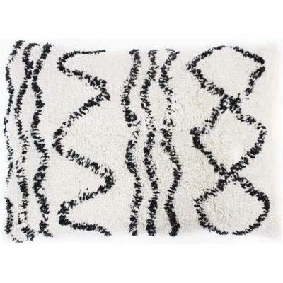Coussin Ethno Berbère de The Deco Factory - 40x60cm - Beige Naturel et Noir - Publicité Coussin Ethno Berbère de The Deco Factory - 40x60cm - Beige Naturel et Noir - Publicité