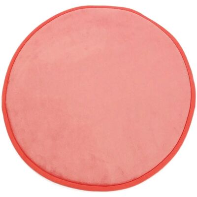 The Deco Factory Flannel – Tapis Rond 70cm Coral – Microfibre, Toucher Velours - Publicité The Deco Factory Flannel – Tapis Rond 70cm Coral – Microfibre, Toucher Velours - Publicité
