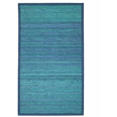 The Deco Factory Solo Bamboo - Tapis en bambou - 70x120cm - Bleu - Publicité The Deco Factory Solo Bamboo - Tapis en bambou - 70x120cm - Bleu - Publicité