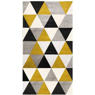 The Deco Factory GEO SCANDI - Tapis doux scandinave avec triangles - Tapis - Publicité The Deco Factory GEO SCANDI - Tapis doux scandinave avec triangles - Tapis - Publicité