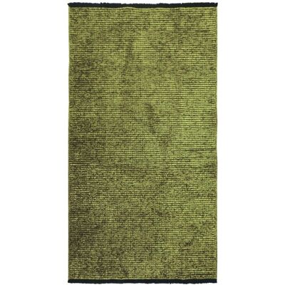 The Deco Factory Milano - Alfombra de algodón - 80x150cm - Verde - Tejido plano The Deco Factory Milano - Alfombra de algodón - 80x150cm - Verde - Tejido plano