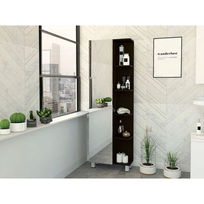 Mueble de baño TuHome Urano - Diseño moderno, espejo, 3 estantes Mueble de baño TuHome Urano - Diseño moderno, espejo, 3 estantes
