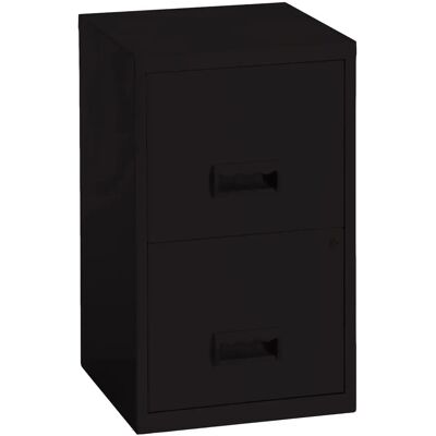 Pierre Henry Steel Lockable 2-Drawer A4 Filing Cabinet - Filing Cabinet Pierre Henry Steel Lockable 2-Drawer A4 Filing Cabinet - Filing Cabinet