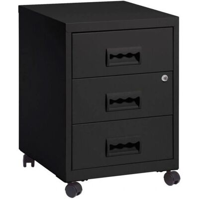 Pierre Henry Caisson Rang Concept 3 tiroirs noir - Armoire de rangement - Publicité Pierre Henry Caisson Rang Concept 3 tiroirs noir - Armoire de rangement - Publicité
