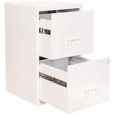 Pierre Henry - Maxi Filing Cabinet 2 Drawer A4 - Blanc - Publicité Pierre Henry - Maxi Filing Cabinet 2 Drawer A4 - Blanc - Publicité