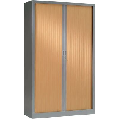Armoire à rideaux en aluminium monobloc JPG - 198x120cm - Rideaux Hêtre - Publicité Armoire à rideaux en aluminium monobloc JPG - 198x120cm - Rideaux Hêtre - Publicité
