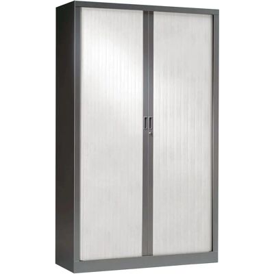 Armoire blanche en métal monobloc JPG - 198x120cm - Corps aluminium - Publicité Armoire blanche en métal monobloc JPG - 198x120cm - Corps aluminium - Publicité
