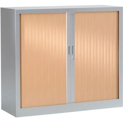 Armoire Monobloc en Aluminium JPG - H. 100 x L. 120 cm - Rideaux Hêtre - Meuble - Publicité Armoire Monobloc en Aluminium JPG - H. 100 x L. 120 cm - Rideaux Hêtre - Meuble - Publicité