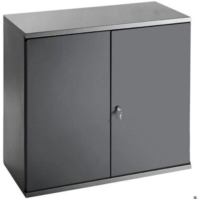 Armoire métallique JPG - 72x80cm - Anthracite - Portes doubles - Publicité Armoire métallique JPG - 72x80cm - Anthracite - Portes doubles - Publicité