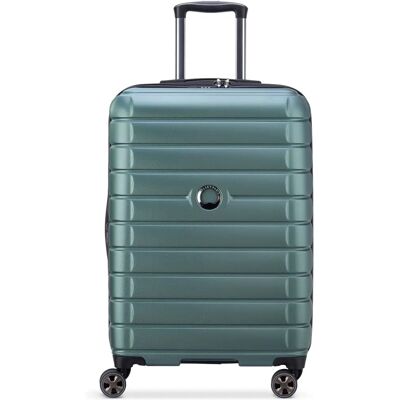DELSY PARIS Shadow 5.0 4 Kolesový Trolley 66 cm - ZELENÝ DELSY PARIS Shadow 5.0 4 Kolesový Trolley 66 cm - ZELENÝ