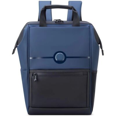 Delsey Paris Turenne Soft Backpack RFID protection 39 cm Laptop compartment blue Delsey Paris Turenne Soft Backpack RFID protection 39 cm Laptop compartment blue