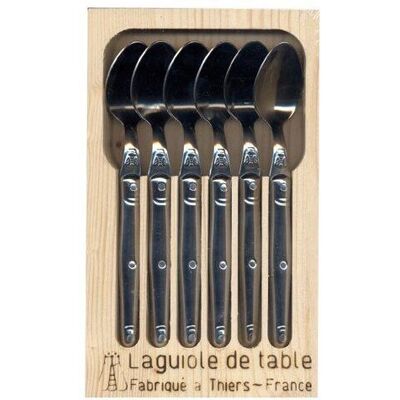 Coffret de 6 cuillères à café inox Jean Dubost - Publicité Coffret de 6 cuillères à café inox Jean Dubost - Publicité