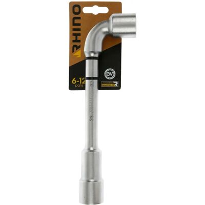Llave de tubo Rhino 22mm - Acero cromo vanadio Llave de tubo Rhino 22mm - Acero cromo vanadio