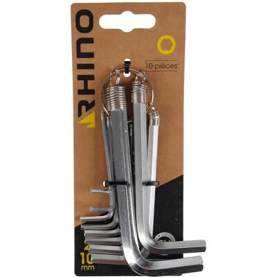 RHINO Modello 10 cl Set di chiavi esagonali RHINO Modello 10 cl Set di chiavi esagonali