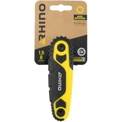 RHINO - CLS ALLEN - 8pc - 1.5-8mm - Allen keys RHINO - CLS ALLEN - 8pc - 1.5-8mm - Allen keys