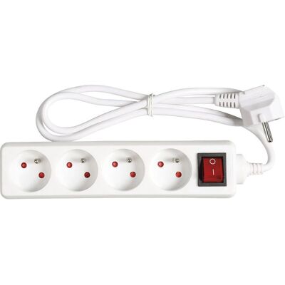 Expert Line 486801 Multiprise 4 prises avec interrupteur - Publicité Expert Line 486801 Multiprise 4 prises avec interrupteur - Publicité