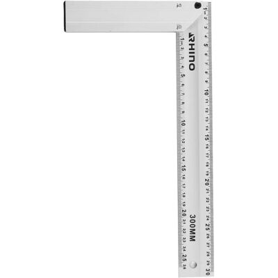 RHINO 46332 Aluminiowa stolarska kątownik - 250mm, 300mm - Wysoka jakość RHINO 46332 Aluminiowa stolarska kątownik - 250mm, 300mm - Wysoka jakość