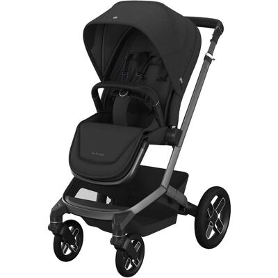 Maxi-Cosi Fame Kinderwagen - Twillic Black - Wendbarer Sitz - Kompakt Faltmechanismus - Kinderwagen Maxi-Cosi Fame Kinderwagen - Twillic Black - Wendbarer Sitz - Kompakt Faltmechanismus - Kinderwagen