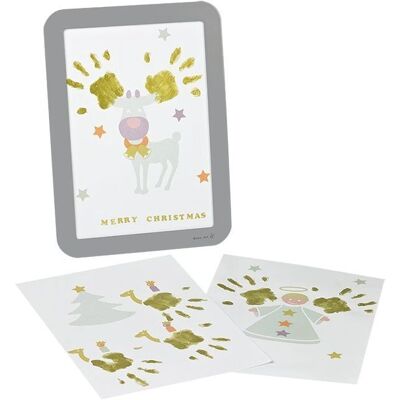 Baby Art Happy Frame Natale - Kit per Impronte Neonati Baby Art Happy Frame Natale - Kit per Impronte Neonati
