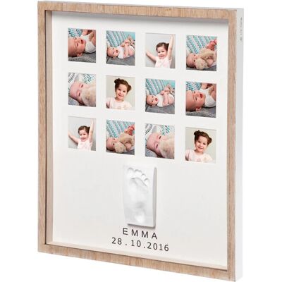 Baby Art My Very First Year Wooden Baby Imprint Kit - Baby Keepsake Baby Art My Very First Year Wooden Baby Imprint Kit - Baby Keepsake