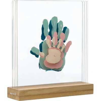 Baby Art Collection en Bois pour Famille - Kit Empreintes Bébé Baby Art Collection en Bois pour Famille - Kit Empreintes Bébé
