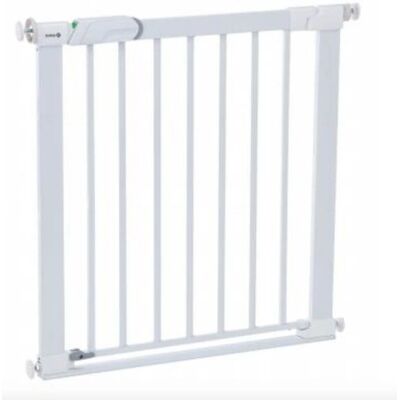 Barrière de sécurité bébé Flat Step Safety 1st - Blanc - Escaliers & Animaux - Publicité Barrière de sécurité bébé Flat Step Safety 1st - Blanc - Escaliers & Animaux - Publicité
