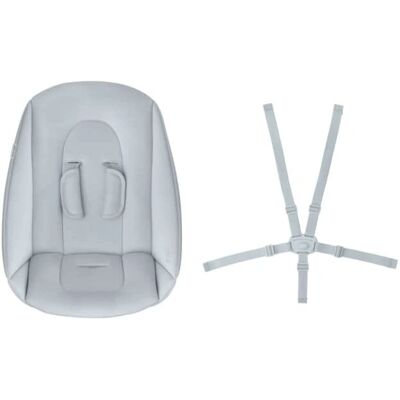 Maxi-Cosi Nesta Hochstuhl Sitzset - Recycelte Stoffe, Weiß, Himmelgrau - Hochstuhl Zubehör Maxi-Cosi Nesta Hochstuhl Sitzset - Recycelte Stoffe, Weiß, Himmelgrau - Hochstuhl Zubehör
