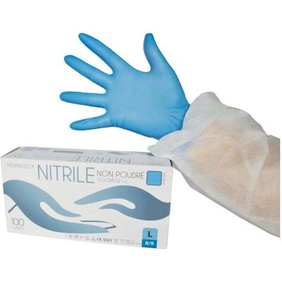 CSJ Emballages Gants nitrile large 9 - 100 unités - Publicité CSJ Emballages Gants nitrile large 9 - 100 unités - Publicité
