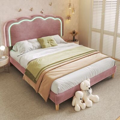 HAUSS SPOLE - Letti per bambini - Rosa - LED cabecera - Bed HAUSS SPOLE - Letti per bambini - Rosa - LED cabecera - Bed