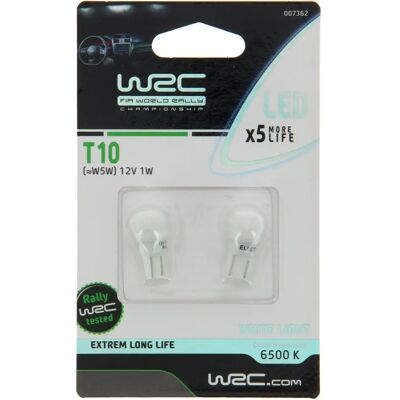 WRC 7362 LED T10 12V - Ampoule auto WRC 7362 LED T10 12V - Ampoule auto