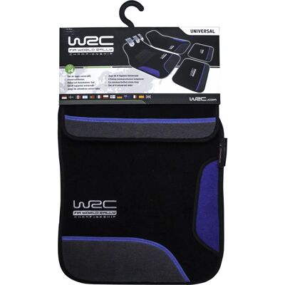 WRC 7436 Revêtement intérieur de véhicule - Ensemble de 4 tapis universels - Publicité WRC 7436 Revêtement intérieur de véhicule - Ensemble de 4 tapis universels - Publicité