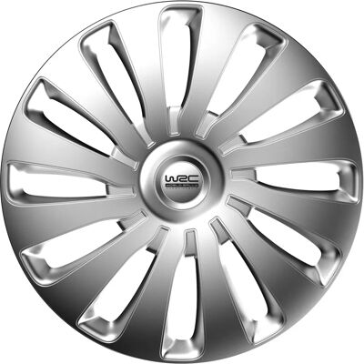 WRC 15-inch Silver Hubcap - Set of 4 - Hubcap WRC 15-inch Silver Hubcap - Set of 4 - Hubcap