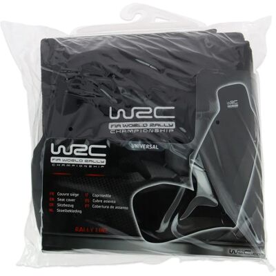 WRC 007591 - Capa interior de veículo com tecido bordado vermelho/preto WRC 007591 - Capa interior de veículo com tecido bordado vermelho/preto