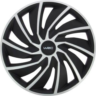 Coprimozzi WRC 4 Turbo - 16 pollici - Grigio argento opaco - Set di 4 Coprimozzi WRC 4 Turbo - 16 pollici - Grigio argento opaco - Set di 4