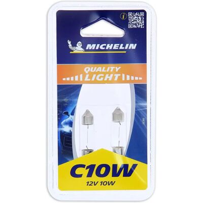Michelin 8787 Autóizzó - 2 C10W 12V Készlet Michelin 8787 Autóizzó - 2 C10W 12V Készlet