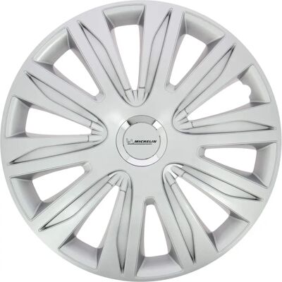 Michelin wieldoppen 14 inch - chroom - 4st set Michelin wieldoppen 14 inch - chroom - 4st set