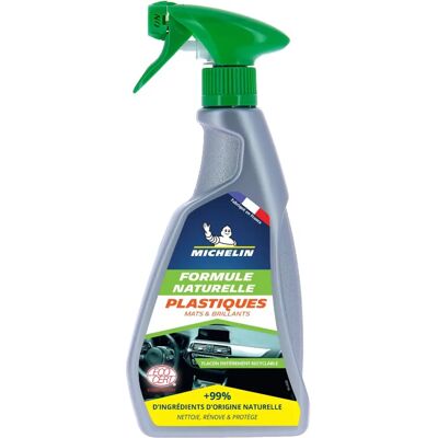 MICHELIN Limpiador de Plástico Verde - Ecológico - 500 ml - Limpiador de Plástico MICHELIN Limpiador de Plástico Verde - Ecológico - 500 ml - Limpiador de Plástico
