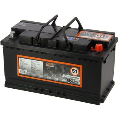 Batteria Auto XL Perform Tools - 12V 95Ah 800A - Senza Manutenzione Batteria Auto XL Perform Tools - 12V 95Ah 800A - Senza Manutenzione
