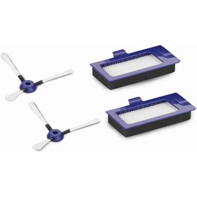 Rowenta ZR710101 Pack 2 Brosses Latérales + 2 Filtres pour Smart Force Extreme - Publicité Rowenta ZR710101 Pack 2 Brosses Latérales + 2 Filtres pour Smart Force Extreme - Publicité