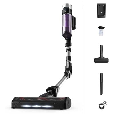 Rowenta RH2037WO - Nero, Viola - Aspirapolvere a bacchetta 2-in-1 Rowenta RH2037WO - Nero, Viola - Aspirapolvere a bacchetta 2-in-1