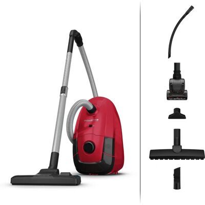 Rowenta RO3134EA - Rouge - Aspirateur - Publicité Rowenta RO3134EA - Rouge - Aspirateur - Publicité