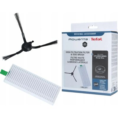 Perie laterală și filtru HEPA pentru Rowenta X-Plorer S75s - Accesoriu pentru aspirator Perie laterală și filtru HEPA pentru Rowenta X-Plorer S75s - Accesoriu pentru aspirator